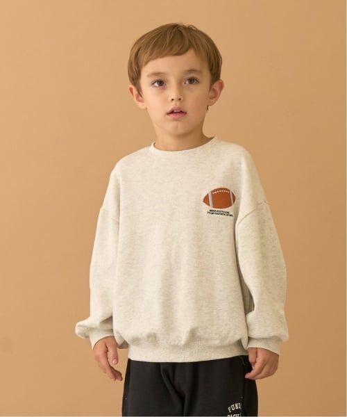 b・ROOM / ビールーム スウェット | 【毛玉バイバイ裏毛】スポーツモチーフアソートスウェット（オートミール）