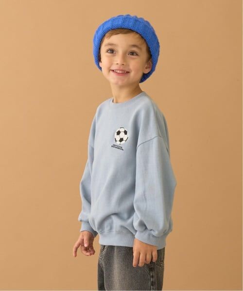 b・ROOM / ビールーム スウェット | 【毛玉バイバイ裏毛】スポーツモチーフアソートスウェット（ブルー グレー）