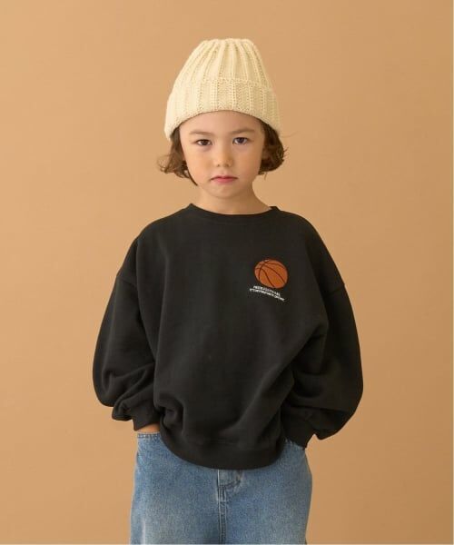 b・ROOM / ビールーム スウェット | 【毛玉バイバイ裏毛】スポーツモチーフアソートスウェット（黒）