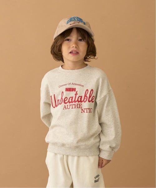 b・ROOM / ビールーム スウェット | 【毛玉バイバイ裏毛】選べる7柄アソートグラフィックスウェット（オートミール）