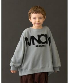 b・ROOM / ビールーム スウェット | 【MNCM】【毛玉バイバイ裏起毛】フロッキープリントビッグスウェット