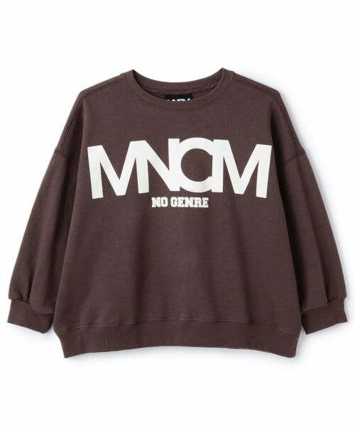 b・ROOM / ビールーム スウェット | 【MNCM】【毛玉バイバイ裏起毛】フロッキープリントビッグスウェット | 詳細1