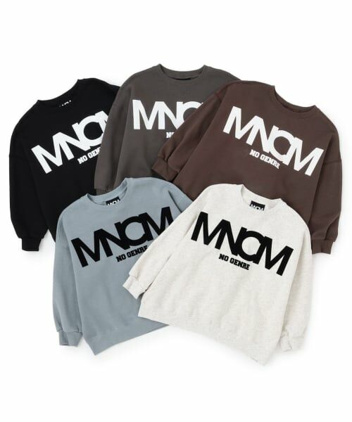 b・ROOM / ビールーム スウェット | 【MNCM】【毛玉バイバイ裏起毛】フロッキープリントビッグスウェット | 詳細12