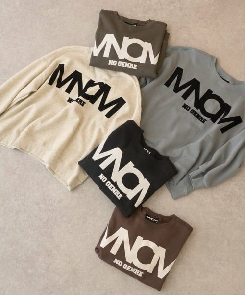 b・ROOM / ビールーム スウェット | 【MNCM】【毛玉バイバイ裏起毛】フロッキープリントビッグスウェット | 詳細13