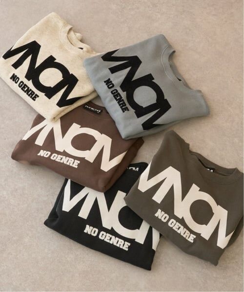 b・ROOM / ビールーム スウェット | 【MNCM】【毛玉バイバイ裏起毛】フロッキープリントビッグスウェット | 詳細14