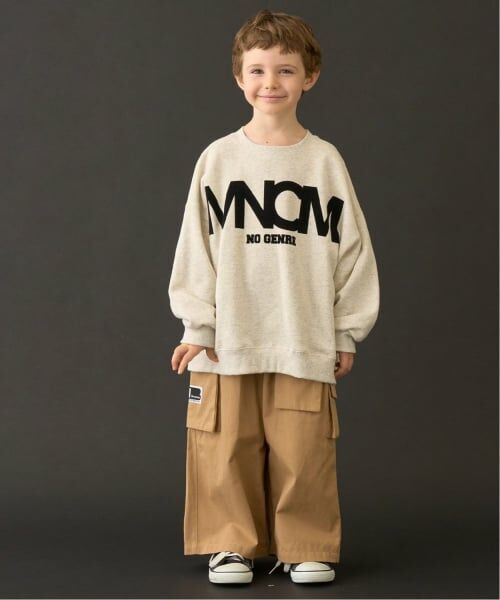 b・ROOM / ビールーム スウェット | 【MNCM】【毛玉バイバイ裏起毛】フロッキープリントビッグスウェット | 詳細15