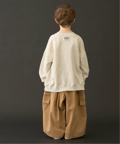 b・ROOM / ビールーム スウェット | 【MNCM】【毛玉バイバイ裏起毛】フロッキープリントビッグスウェット | 詳細17