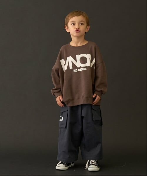 b・ROOM / ビールーム スウェット | 【MNCM】【毛玉バイバイ裏起毛】フロッキープリントビッグスウェット | 詳細19