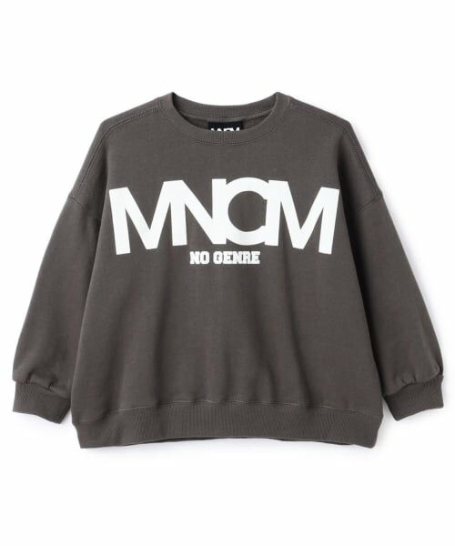 b・ROOM / ビールーム スウェット | 【MNCM】【毛玉バイバイ裏起毛】フロッキープリントビッグスウェット | 詳細3