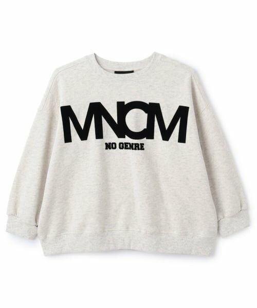 b・ROOM / ビールーム スウェット | 【MNCM】【毛玉バイバイ裏起毛】フロッキープリントビッグスウェット | 詳細5