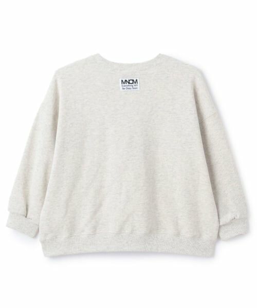b・ROOM / ビールーム スウェット | 【MNCM】【毛玉バイバイ裏起毛】フロッキープリントビッグスウェット | 詳細6
