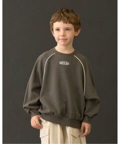 b・ROOM / ビールーム スウェット | 【MNCM】【毛玉バイバイ裏起毛】ラグランパイピングビッグスウェット