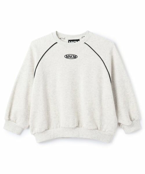 b・ROOM / ビールーム スウェット | 【MNCM】【毛玉バイバイ裏起毛】ラグランパイピングビッグスウェット | 詳細1
