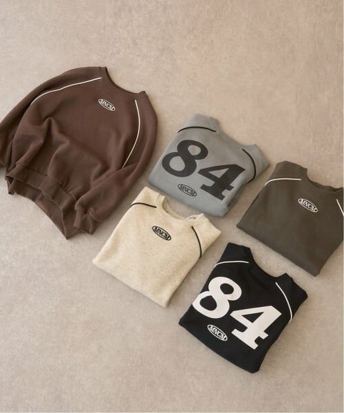 b・ROOM / ビールーム スウェット | 【MNCM】【毛玉バイバイ裏起毛】ラグランパイピングビッグスウェット | 詳細13