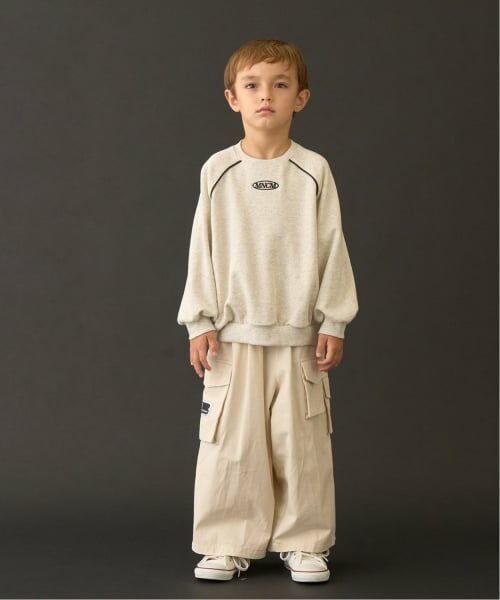 b・ROOM / ビールーム スウェット | 【MNCM】【毛玉バイバイ裏起毛】ラグランパイピングビッグスウェット | 詳細15