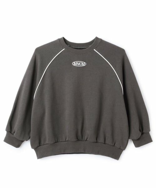 b・ROOM / ビールーム スウェット | 【MNCM】【毛玉バイバイ裏起毛】ラグランパイピングビッグスウェット | 詳細3