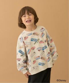 b・ROOM / ビールーム スウェット | 【Disney】【毛玉バイバイ裏毛】ミッキー＆フレンズ/総柄スウェット
