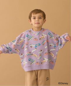 b・ROOM / ビールーム スウェット | 【Disney】【毛玉バイバイ裏毛】ミッキー＆フレンズ/総柄スウェット