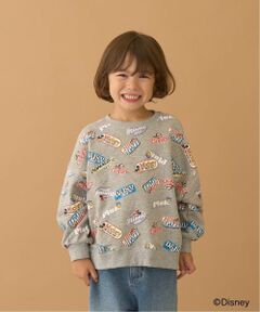 b・ROOM / ビールーム スウェット | 【Disney】【毛玉バイバイ裏毛】ミッキー＆フレンズ/総柄スウェット
