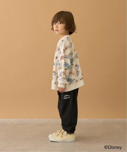 b・ROOM / ビールーム スウェット | 【Disney】【毛玉バイバイ裏毛】ミッキー＆フレンズ/総柄スウェット | 詳細15