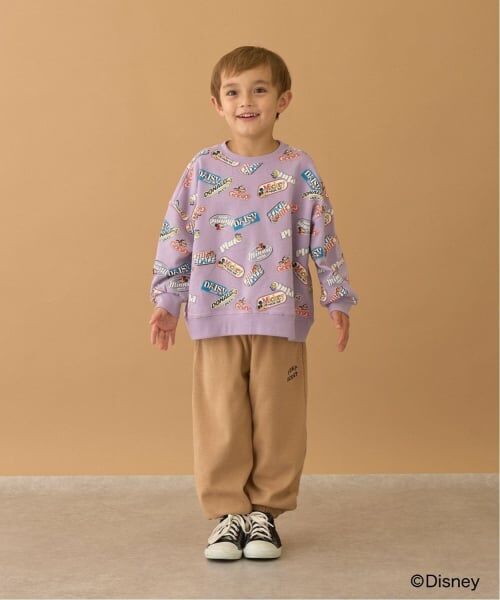 b・ROOM / ビールーム スウェット | 【Disney】【毛玉バイバイ裏毛】ミッキー＆フレンズ/総柄スウェット | 詳細16