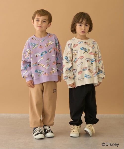 b・ROOM / ビールーム スウェット | 【Disney】【毛玉バイバイ裏毛】ミッキー＆フレンズ/総柄スウェット | 詳細20