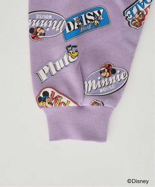b・ROOM / ビールーム スウェット | 【Disney】【毛玉バイバイ裏毛】ミッキー＆フレンズ/総柄スウェット | 詳細6