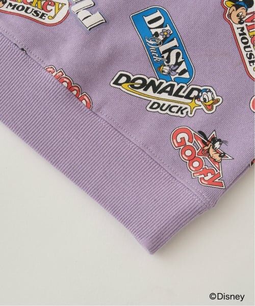 b・ROOM / ビールーム スウェット | 【Disney】【毛玉バイバイ裏毛】ミッキー＆フレンズ/総柄スウェット | 詳細7