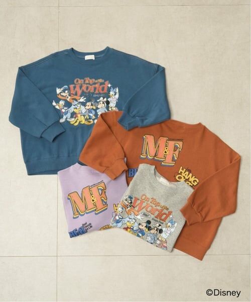 b・ROOM / ビールーム スウェット | 【Disney】【毛玉バイバイ裏毛】ミッキー＆フレンズ/スウェット | 詳細13