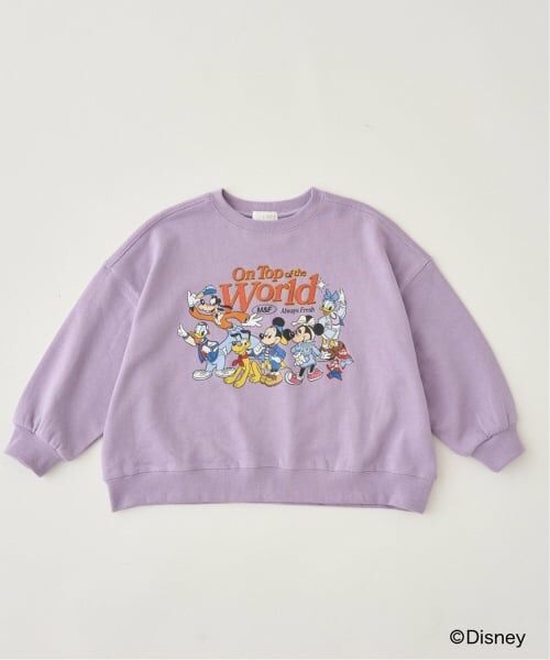 b・ROOM / ビールーム スウェット | 【Disney】【毛玉バイバイ裏毛】ミッキー＆フレンズ/スウェット | 詳細3