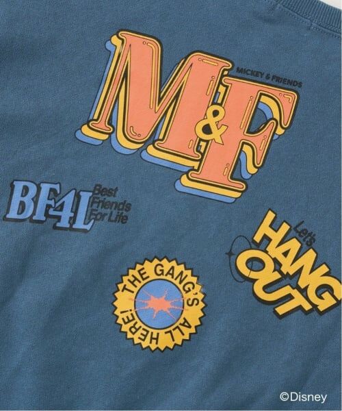 b・ROOM / ビールーム スウェット | 【Disney】【毛玉バイバイ裏毛】ミッキー＆フレンズ/スウェット | 詳細6