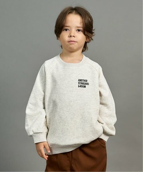 b・ROOM / ビールーム スウェット | 【速乾裏毛】バルーントレーナー（シロ杢）