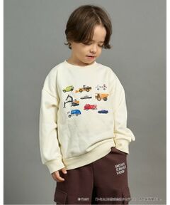 b・ROOM / ビールーム スウェット | 【速乾裏毛】トミカ車集合トレーナー