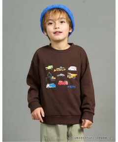 b・ROOM / ビールーム スウェット | 【速乾裏毛】トミカ車集合トレーナー