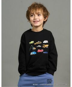 b・ROOM / ビールーム スウェット | 【速乾裏毛】トミカ車集合トレーナー