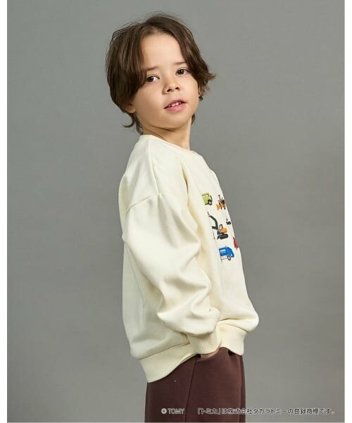 b・ROOM / ビールーム スウェット | 【速乾裏毛】トミカ車集合トレーナー | 詳細13