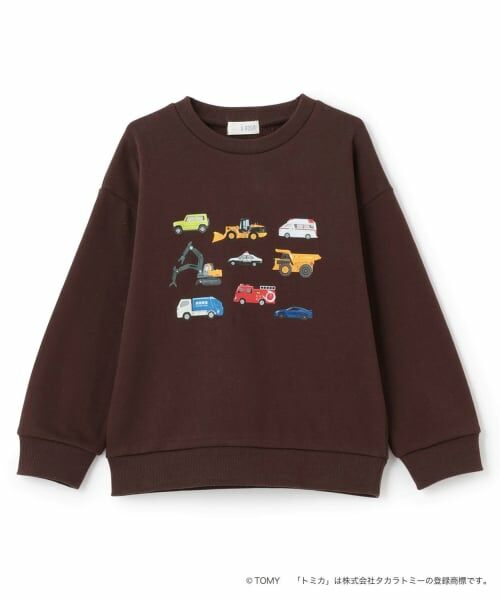 b・ROOM / ビールーム スウェット | 【速乾裏毛】トミカ車集合トレーナー | 詳細2