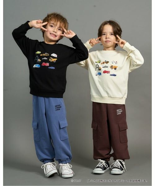 b・ROOM / ビールーム スウェット | 【速乾裏毛】トミカ車集合トレーナー | 詳細22