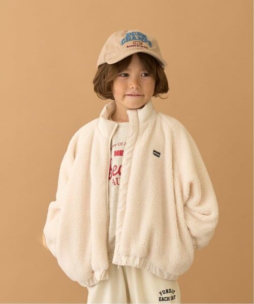 b・ROOM / ビールーム ブルゾン | ボリュームシルエットボアジャケット（アイボリー）