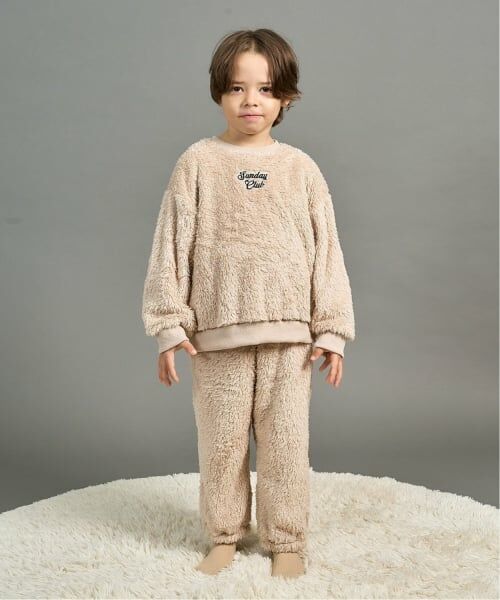 b・ROOM / ビールーム ルームウェア | 【ルームウェア】プルオーバー&パンツセット（ベージュ）