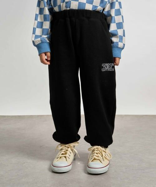b・ROOM / ビールーム その他パンツ | 【ともパン】【防汚・速乾】イージーパンツ（黒）