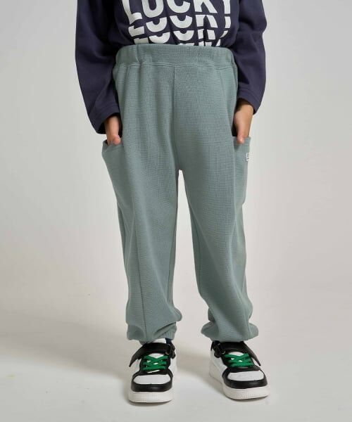 b・ROOM / ビールーム その他パンツ | 【ともパン】【防汚・速乾】サイドポケットイージーパンツ（カーキ）