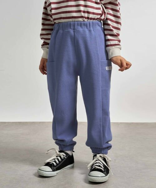 b・ROOM / ビールーム その他パンツ | 【ともパン】【防汚・速乾】サイドポケットイージーパンツ（モデレート ブルー）