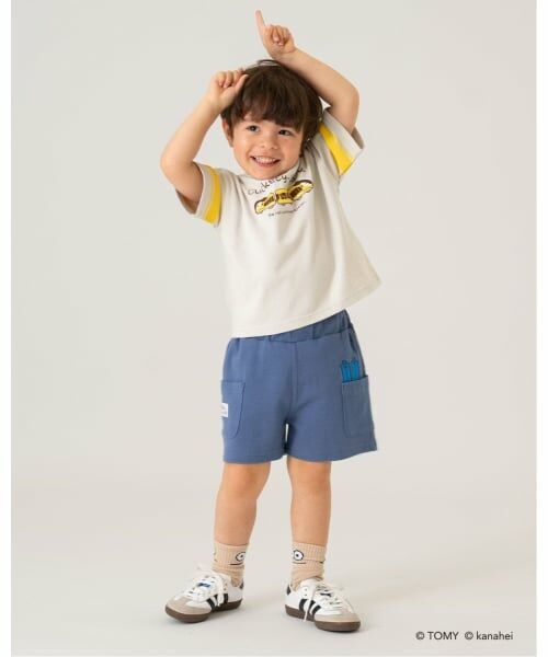 b・ROOM / ビールーム ショート・ハーフ・半端丈パンツ | 【あつまれ！プラレールズ】【ともパン】レールズ・ジョーケーズ/4分丈パンツ | 詳細14