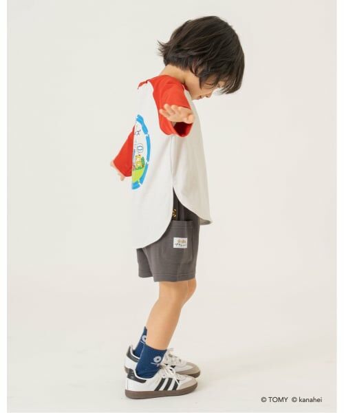 b・ROOM / ビールーム ショート・ハーフ・半端丈パンツ | 【あつまれ！プラレールズ】【ともパン】レールズ・ジョーケーズ/4分丈パンツ | 詳細17