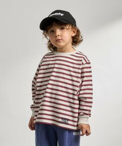 b・ROOM / ビールーム Tシャツ | 【防汚・速乾・型崩れしない】【ムテキT】変形切り替えアソートプリント総柄Ｔシャツ