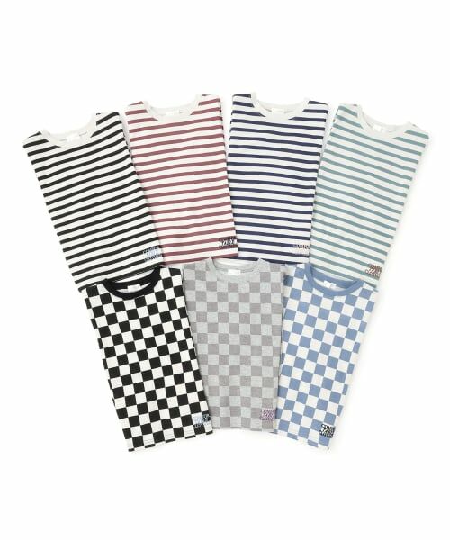 b・ROOM / ビールーム Tシャツ | 【防汚・速乾・型崩れしない】【ムテキT】変形切り替えアソートプリント総柄Ｔシャツ | 詳細14