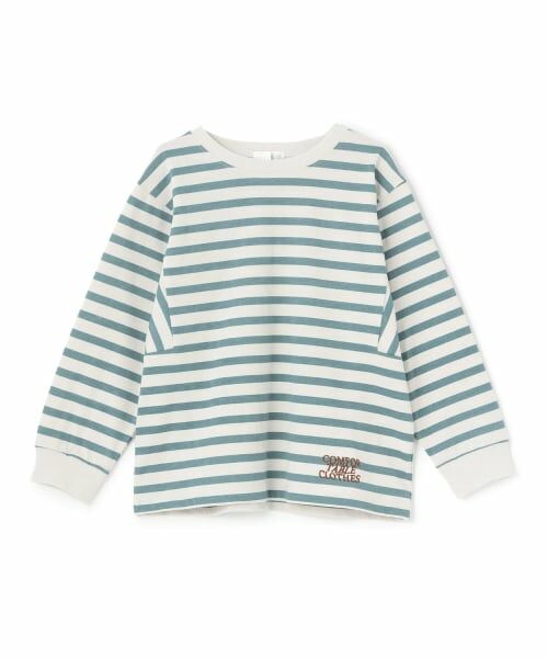 b・ROOM / ビールーム Tシャツ | 【防汚・速乾・型崩れしない】【ムテキT】変形切り替えアソートプリント総柄Ｔシャツ | 詳細2