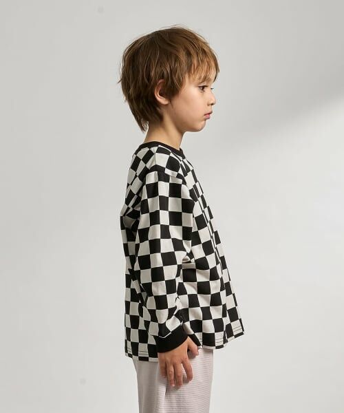 b・ROOM / ビールーム Tシャツ | 【防汚・速乾・型崩れしない】【ムテキT】変形切り替えアソートプリント総柄Ｔシャツ | 詳細27