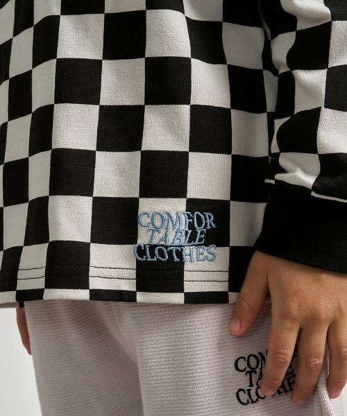 b・ROOM / ビールーム Tシャツ | 【防汚・速乾・型崩れしない】【ムテキT】変形切り替えアソートプリント総柄Ｔシャツ | 詳細29